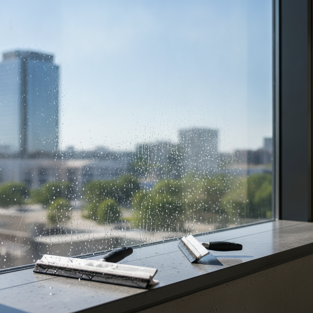 Window Cleaning - No Face and No Text