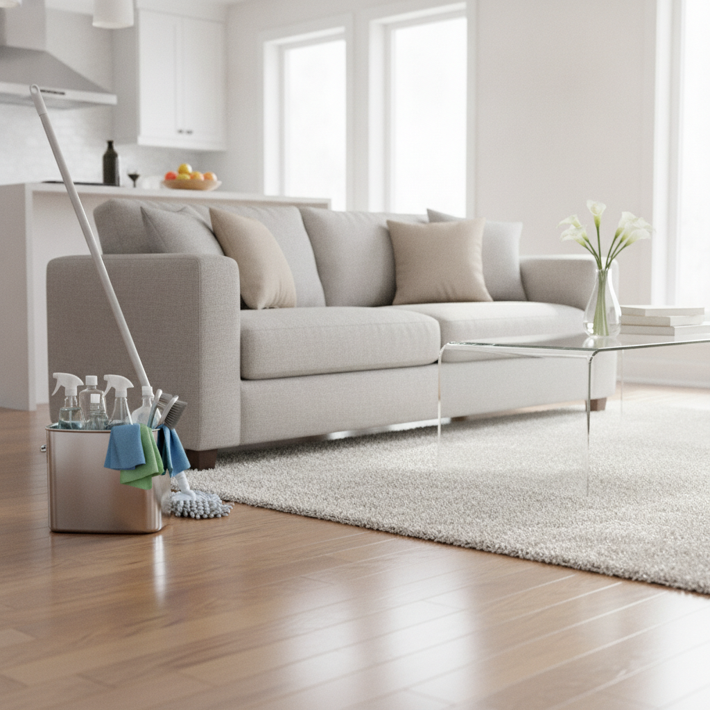 Cleaning Service - No Face and No Text
